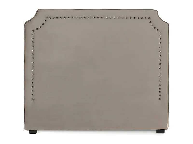 Tête de lit Diana Velours 140cm Taupe