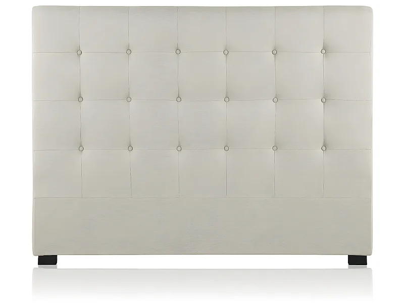 Tête de lit capitonnée Premium Tissu 160cm Beige