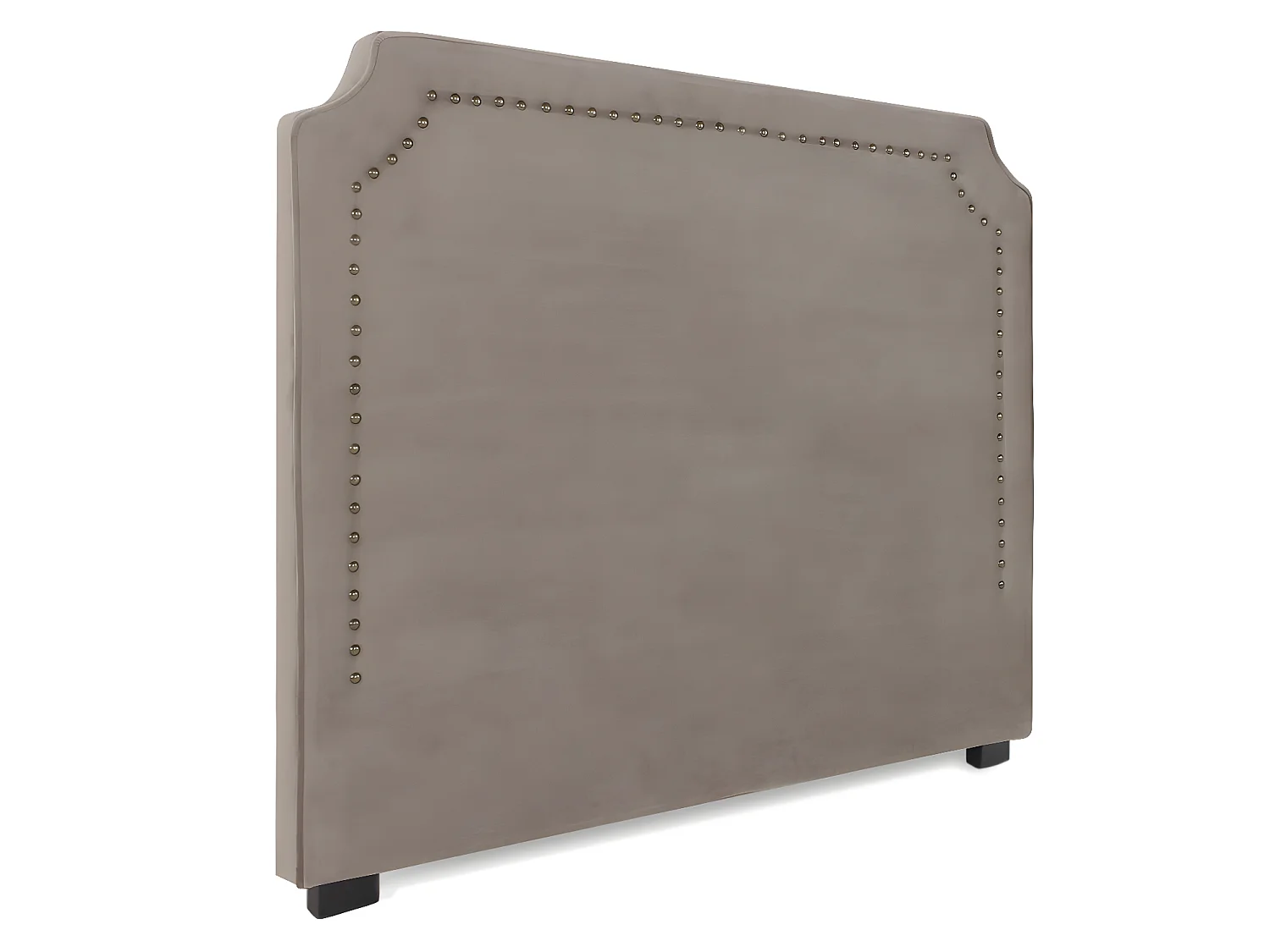 Tête de lit Diana Velours 160cm Taupe