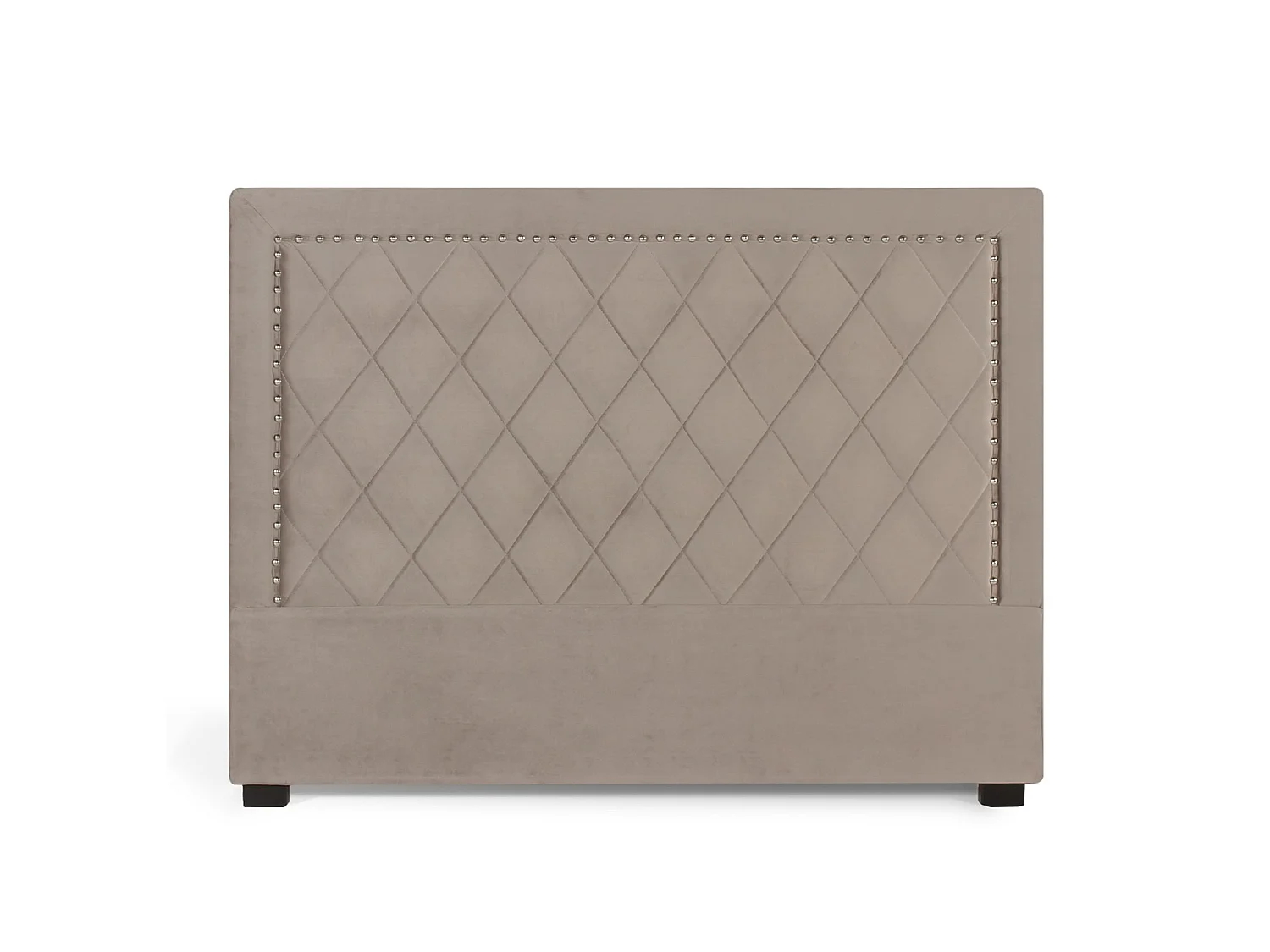 Tête de lit Nolwen Velours Taupe 160cm