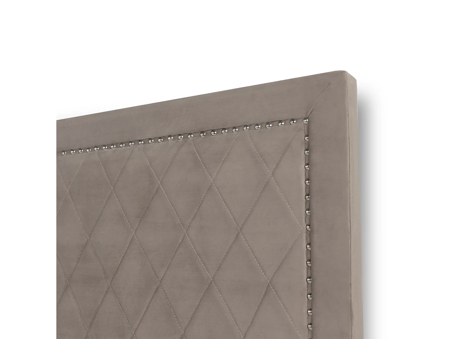 Tête de lit Nolwen Velours Taupe 160cm