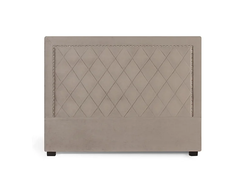 Tête de lit Nolwen Velours Taupe 160cm