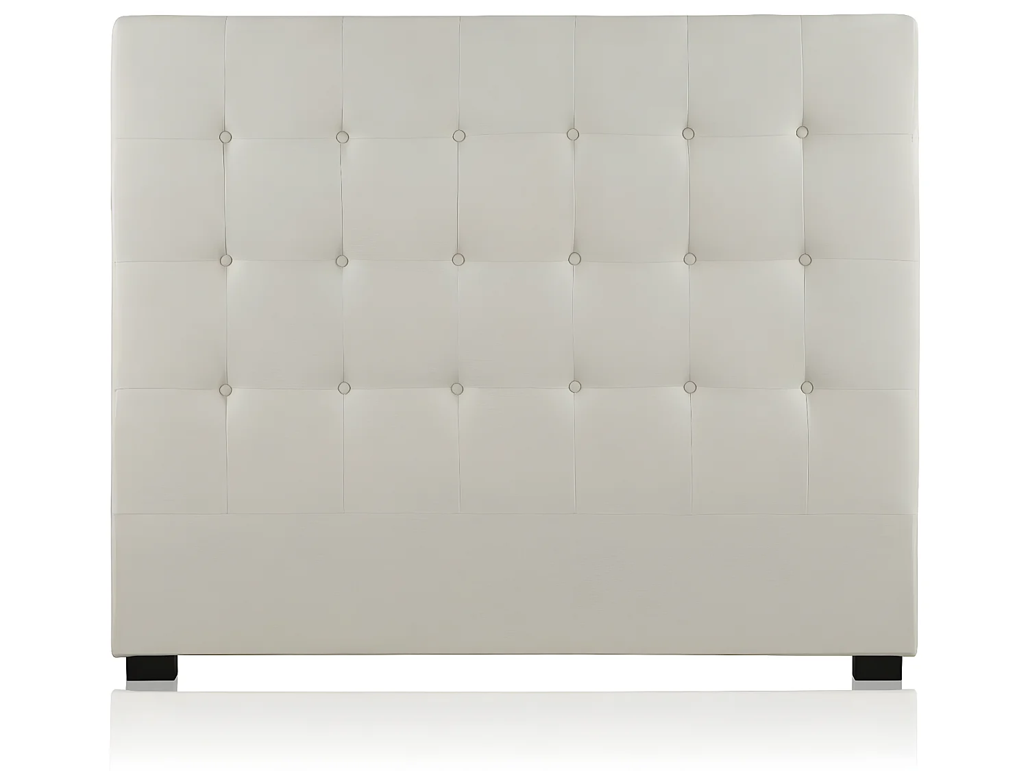 Tête de lit capitonnée Premium Tissu 140cm Beige