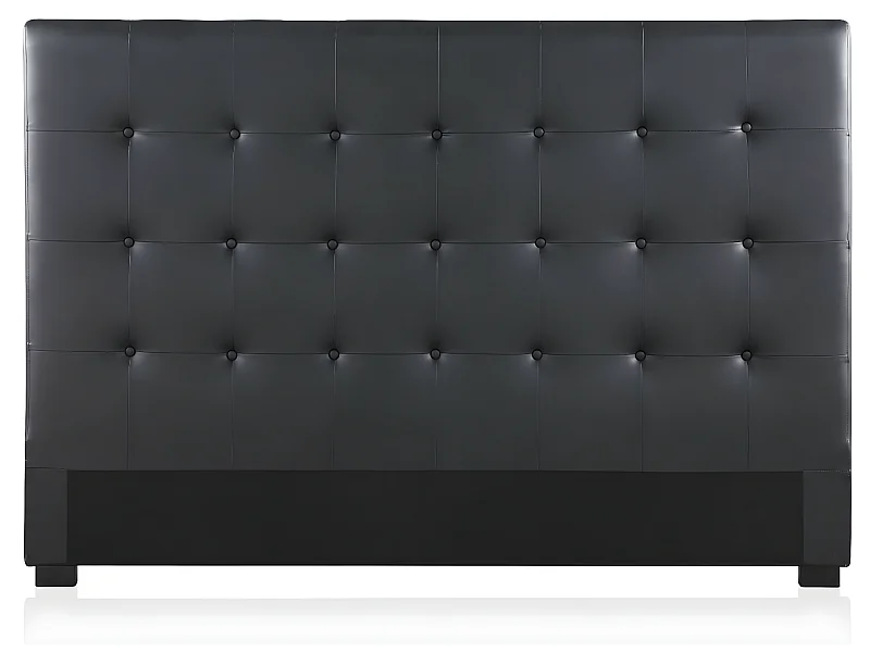 Tête de lit capitonnée Premium 180cm Noir
