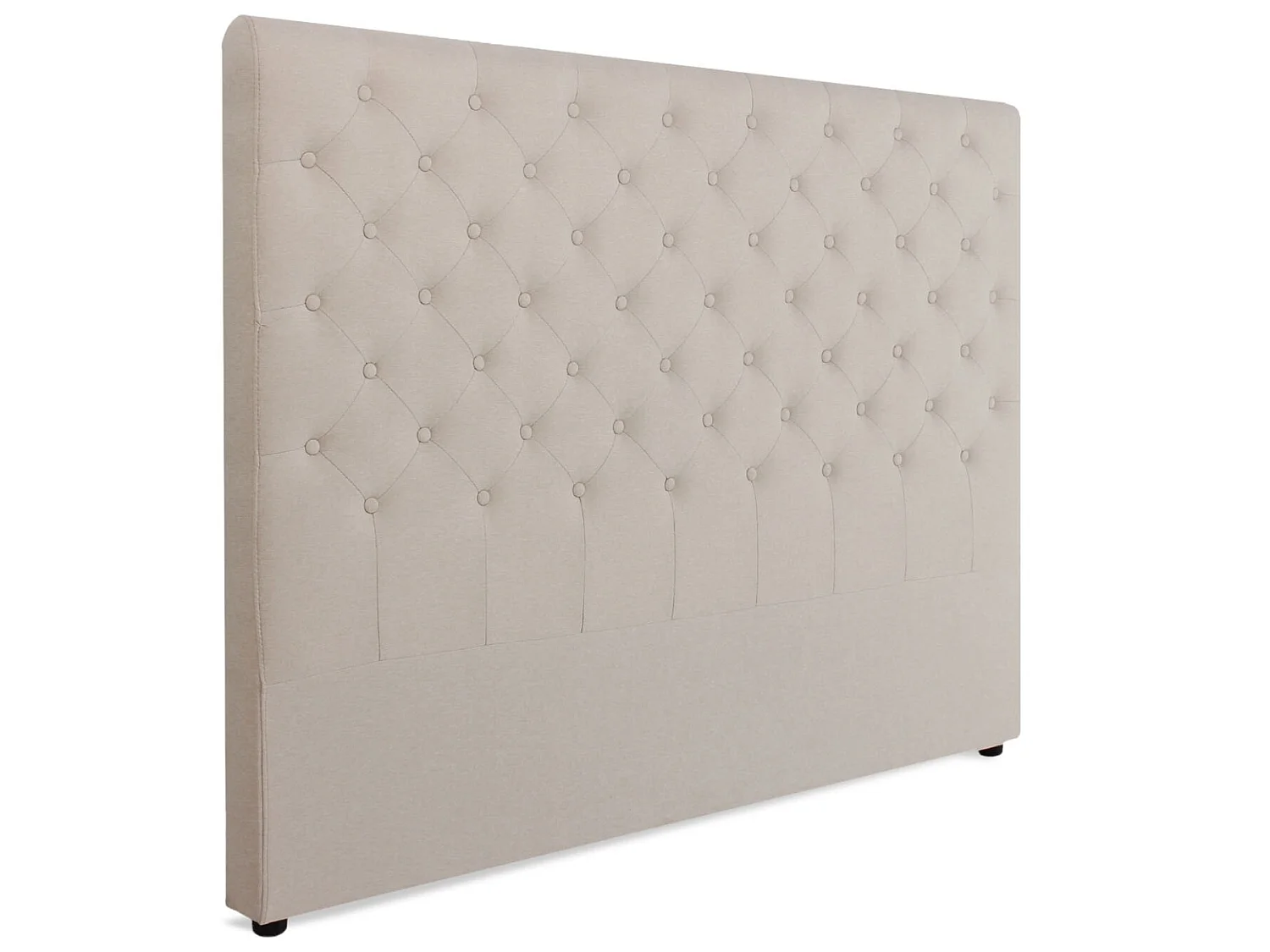 Tête de lit capitonnée Constance 160cm Tissu Beige