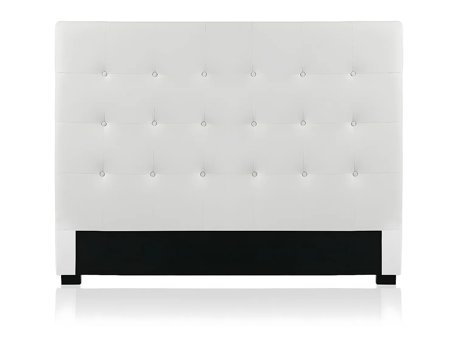 Tête de lit capitonnée Premium 160cm Blanc
