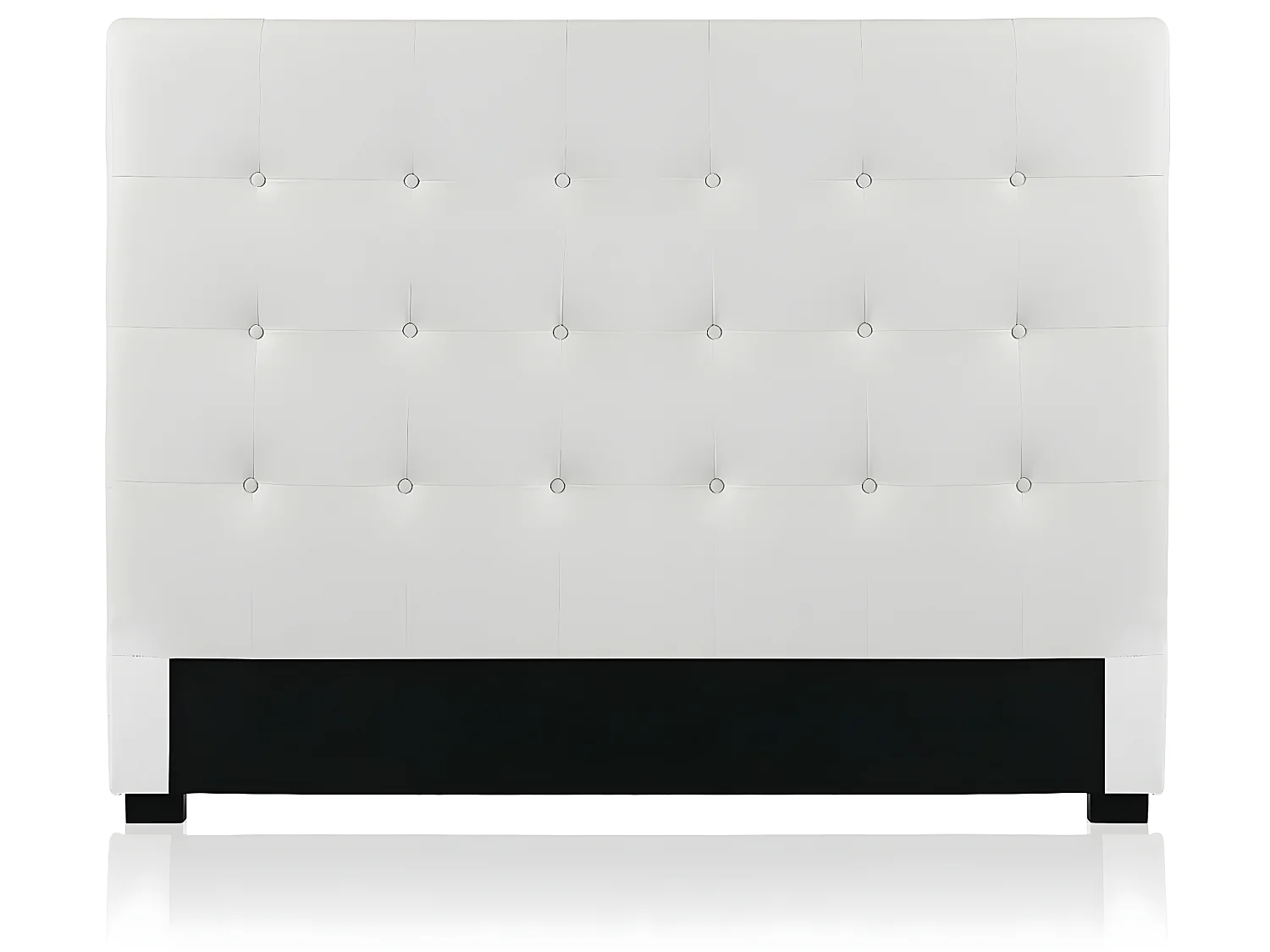 Tête de lit capitonnée Premium 160cm Blanc