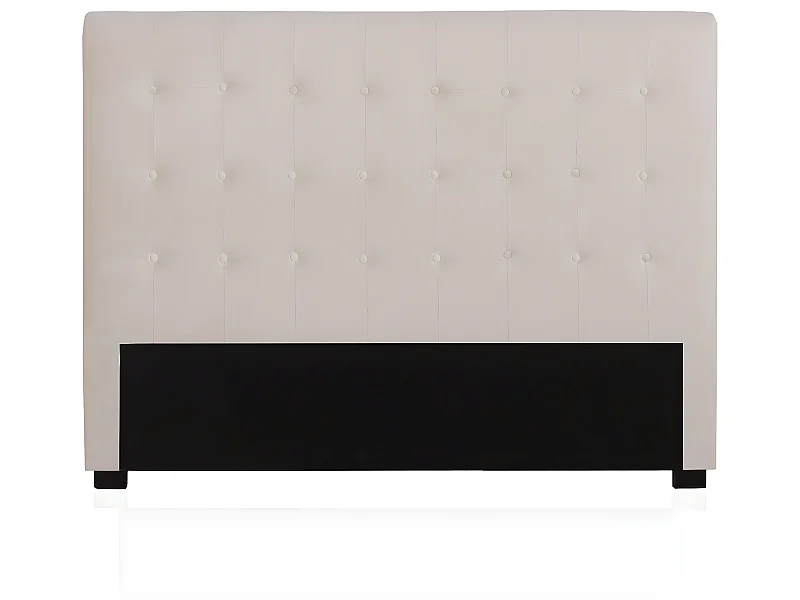 Tête de lit capitonnée Premium Velours 180cm Beige