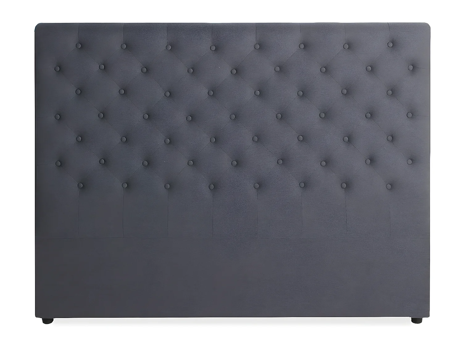 Tête de lit capitonnée Constance 160cm Tissu Gris