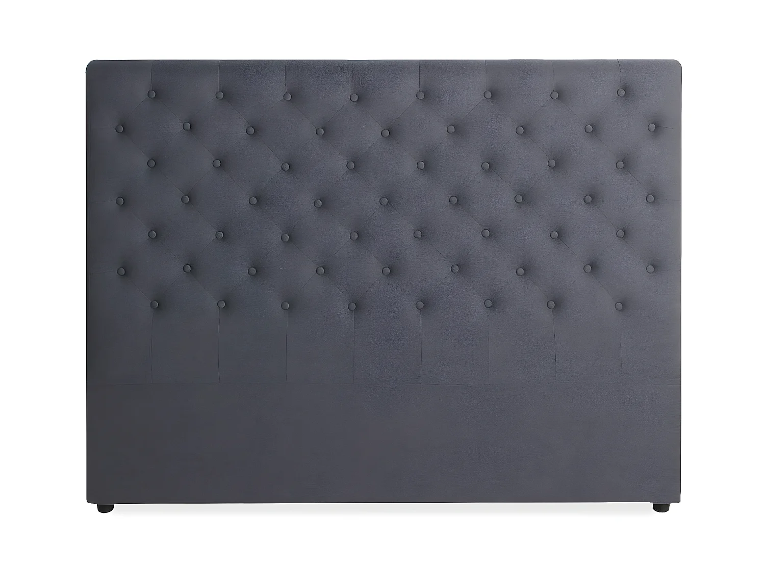 Tête de lit capitonnée Constance 160cm Tissu Gris