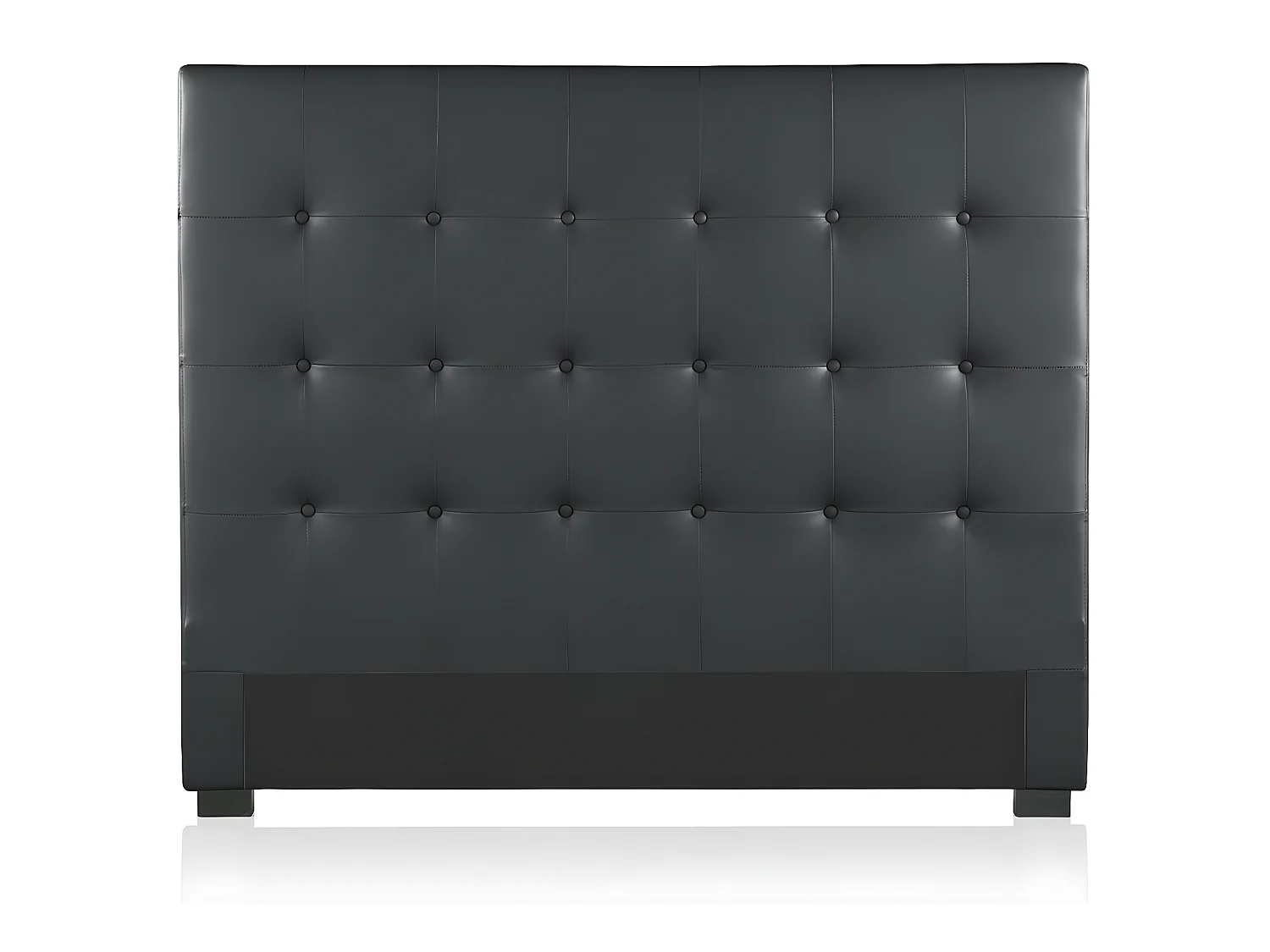 Tête de lit capitonnée Premium 140cm Noir