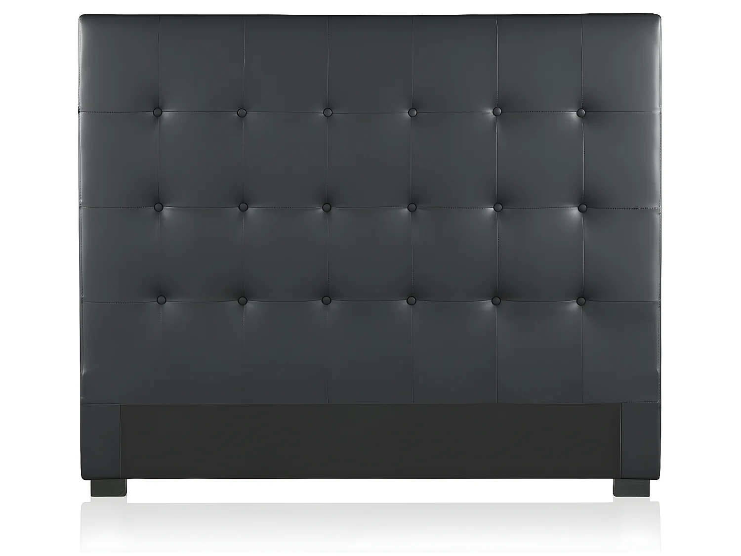 Tête de lit capitonnée Premium 140cm Noir