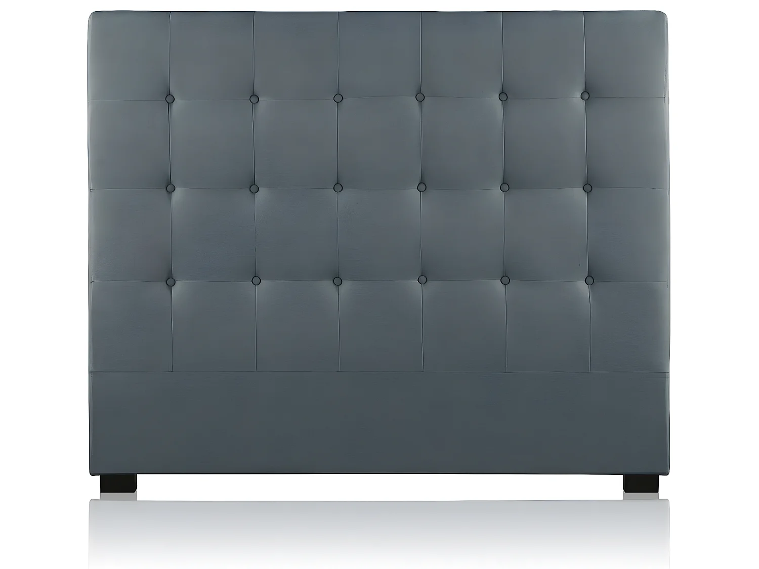 Tête de lit capitonnée Premium Tissu 140cm Gris