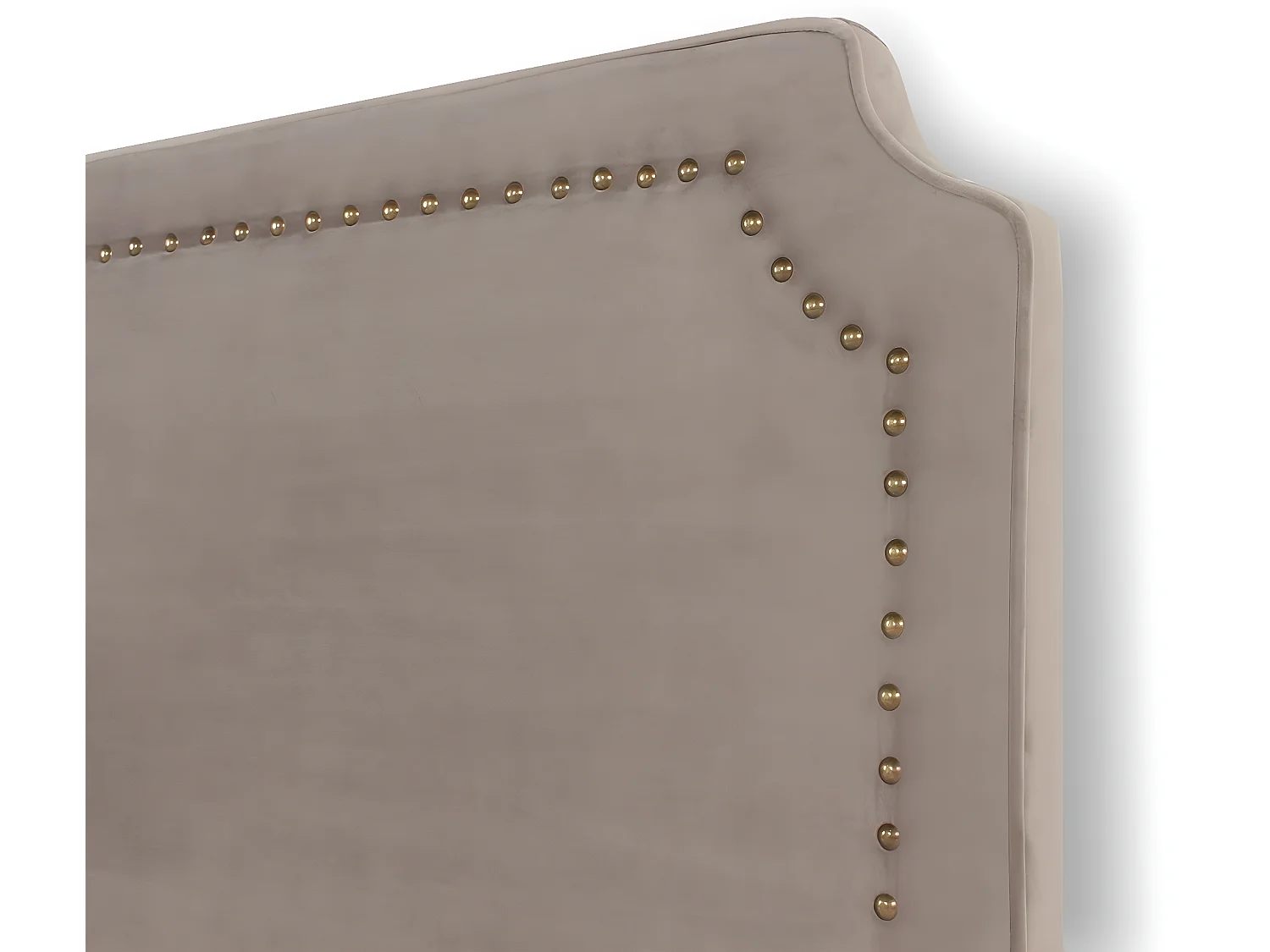 Tête de lit Diana Velours 180cm Taupe