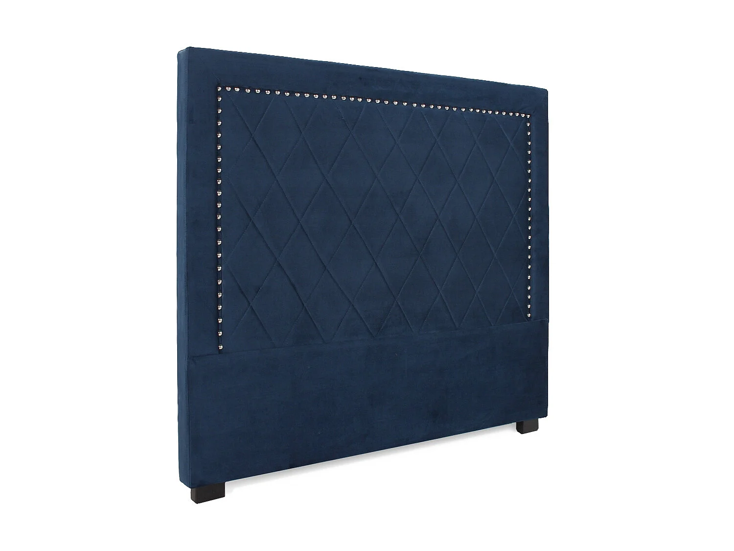 Tête de lit Nolwen Velours Bleu Foncé 140cm