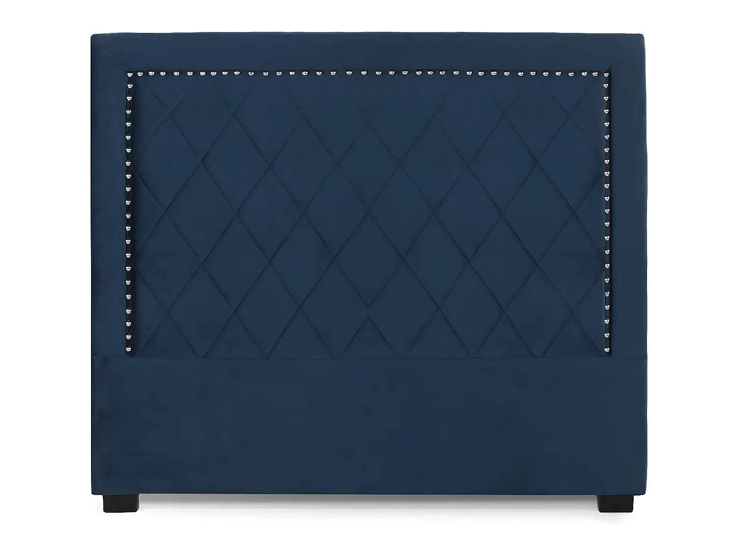 Tête de lit Nolwen Velours Bleu Foncé 140cm