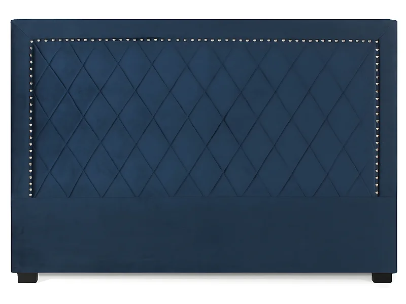 Tête de lit Nolwen Velours Bleu Foncé 180cm