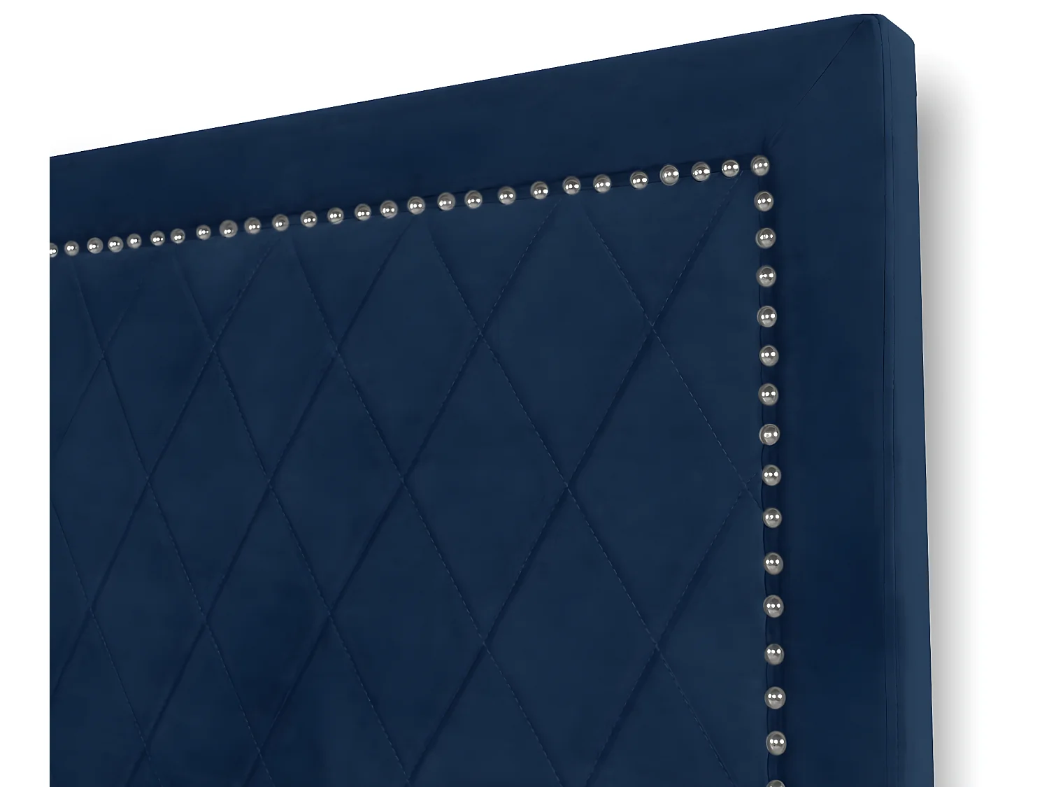 Tête de lit Nolwen Velours Bleu Foncé 180cm