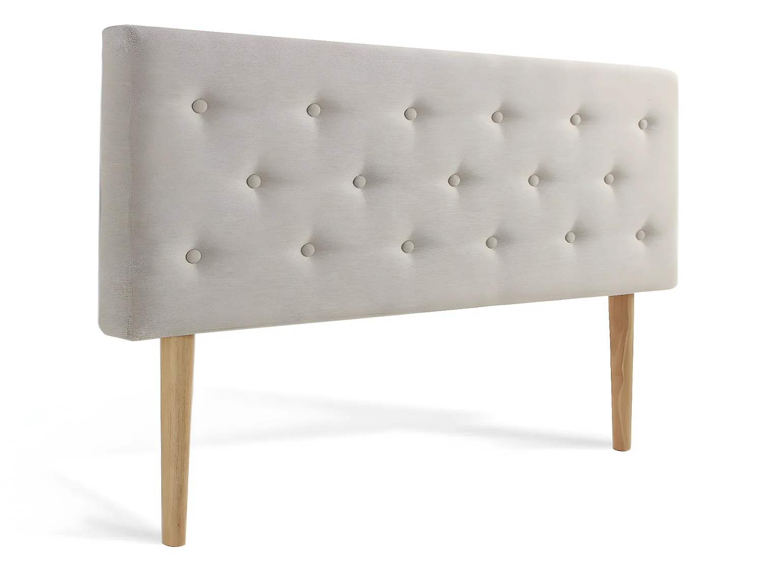 Tête de lit capitonnée Théa 160cm Tissu Beige