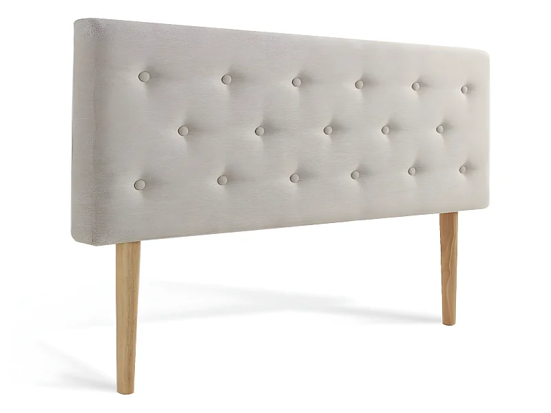 Tête de lit capitonnée Théa 160cm Tissu Beige