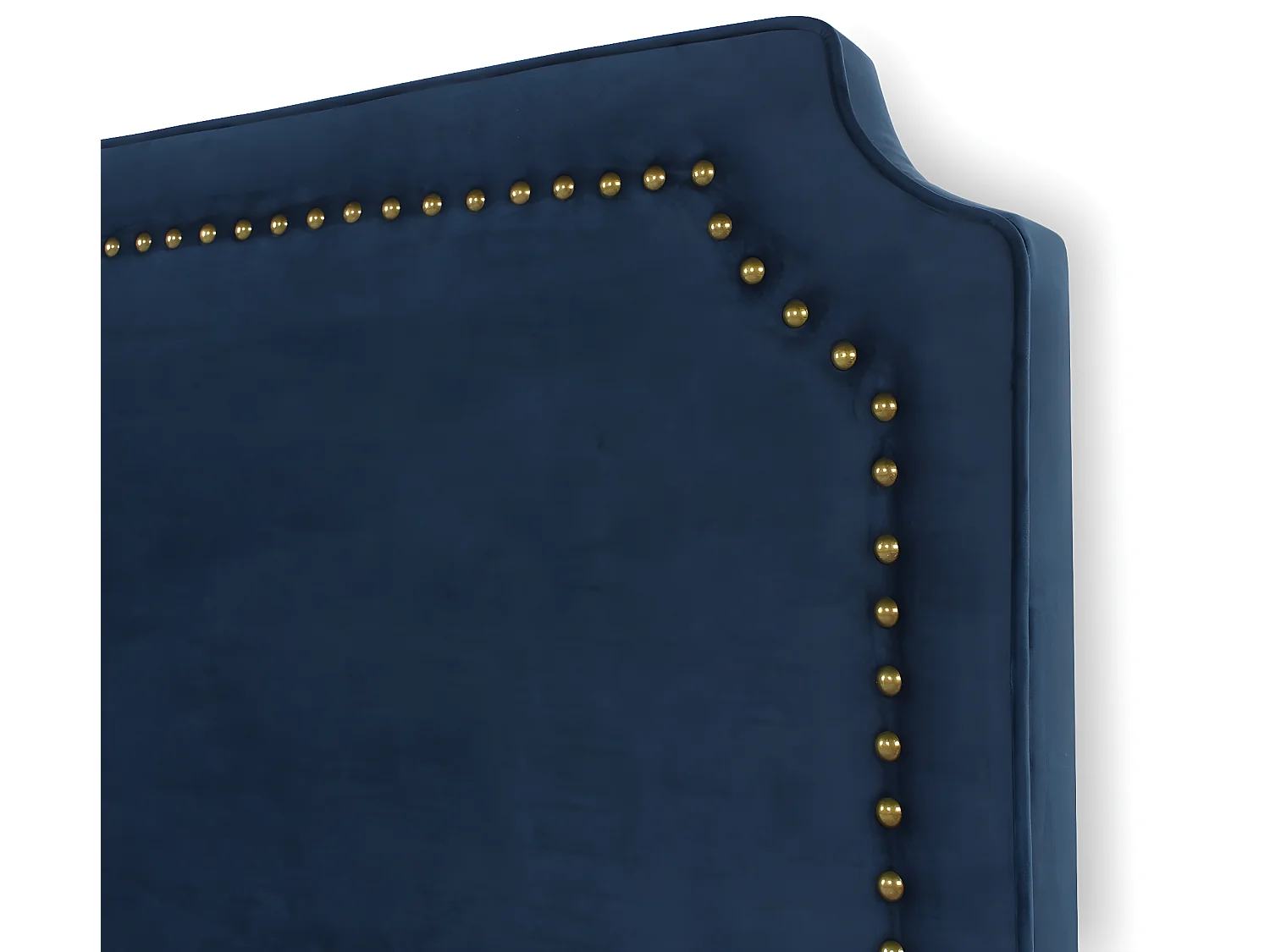 Tête de lit Diana Velours 140cm Bleu Foncé