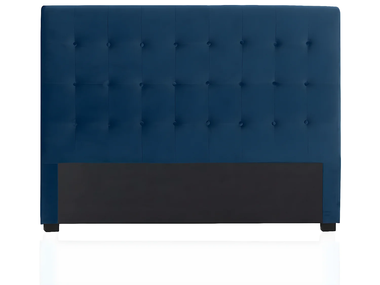Tête de lit capitonnée Premium Velours 180cm Bleu