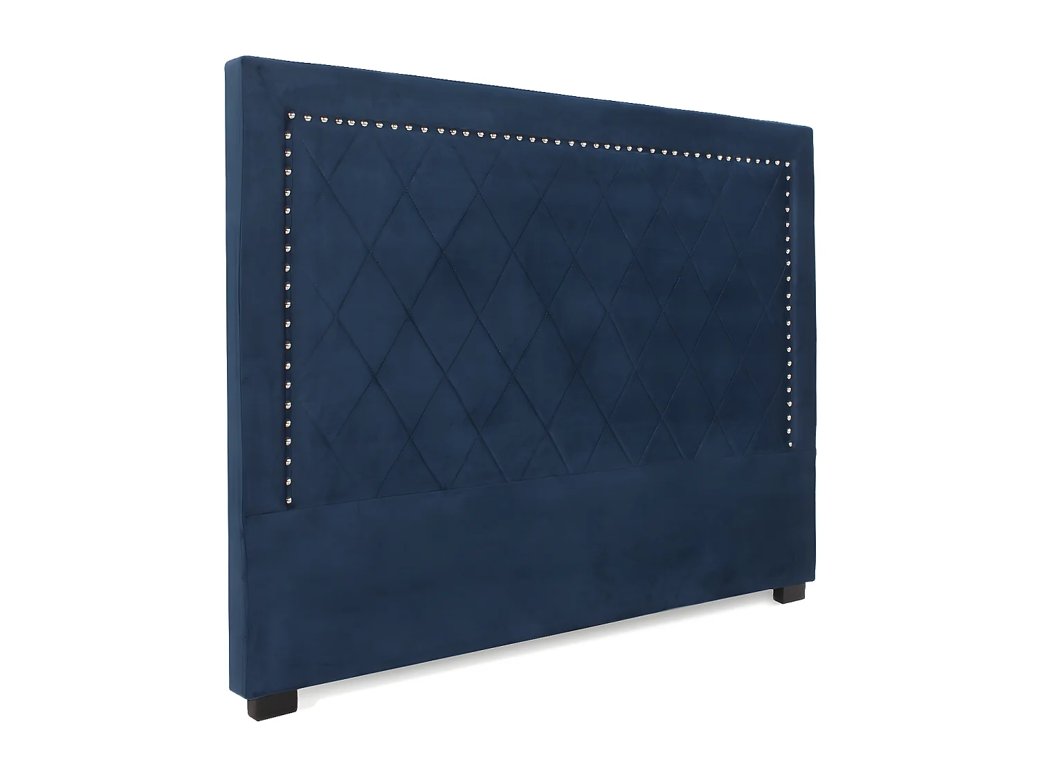 Tête de lit Nolwen Velours Bleu Foncé 160cm