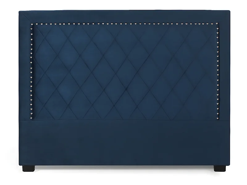 Tête de lit Nolwen Velours Bleu Foncé 160cm