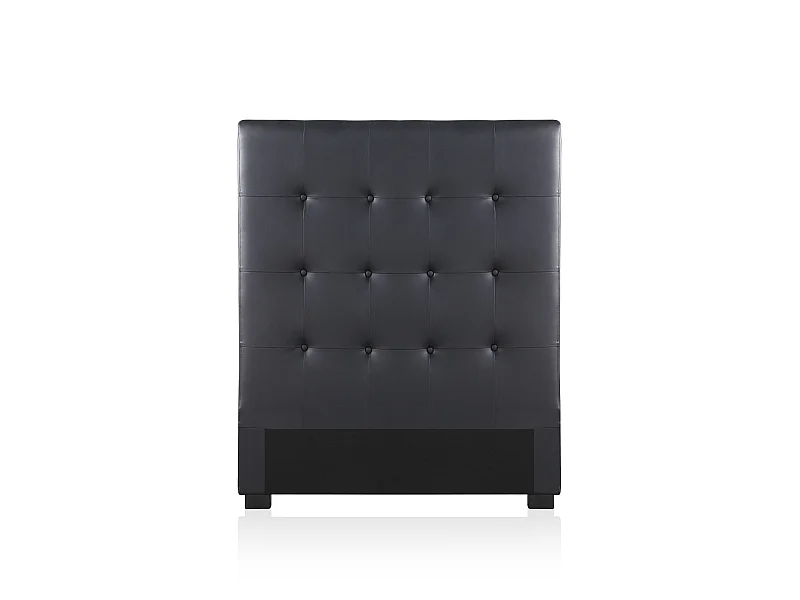 Tête de lit capitonnée Premium 90cm Noir