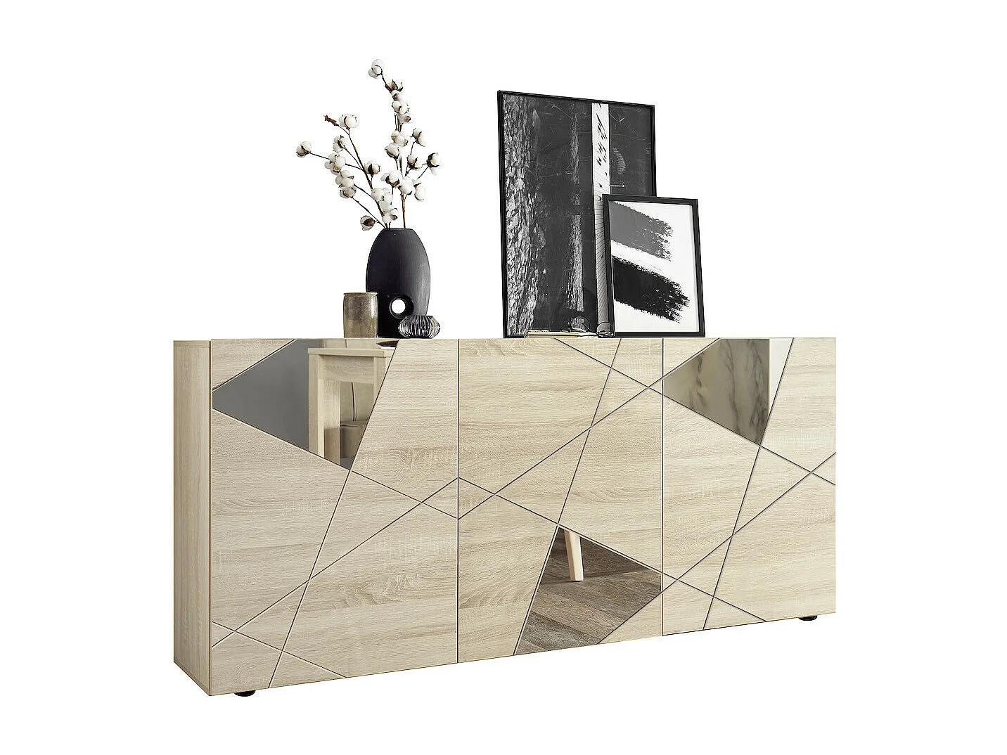 Salle à manger VITTORIA chêne Sonoma - SANS Buffet