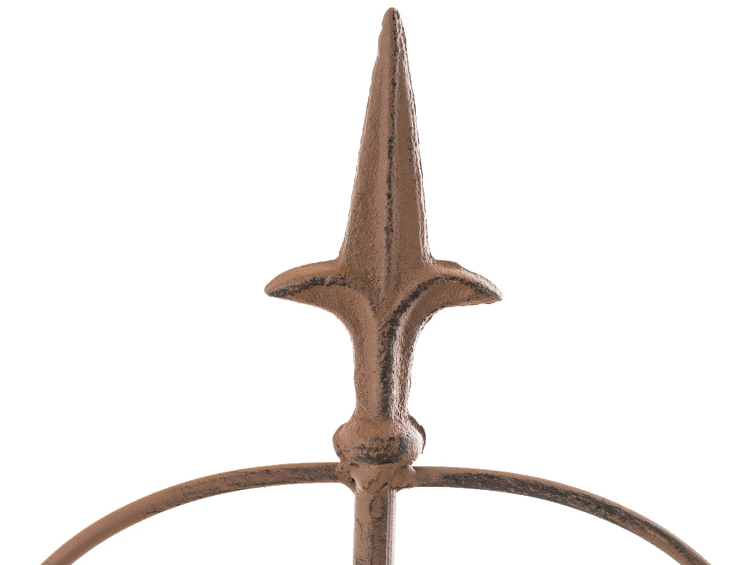 Lot de 4  Clôture de jardin - Métal & Antique clair - Marron antique - Mangold