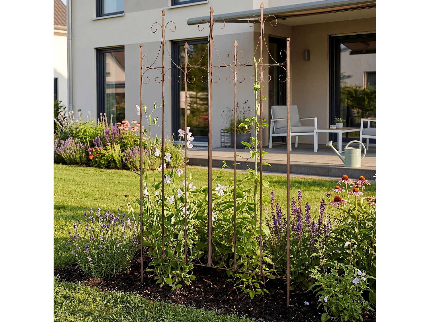 Treillis - Métal - Marron antique - Flieder