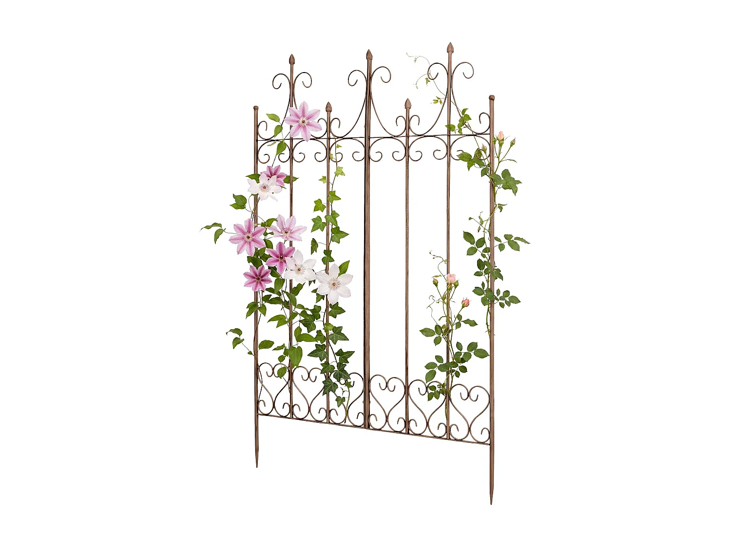 Treillis - Métal - Marron antique - Flieder