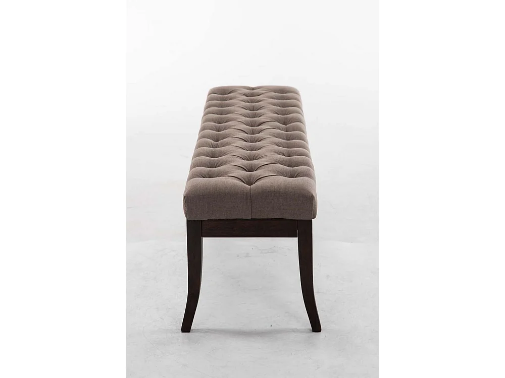 Banquette - Tissu & Bois - Taupe - Ramses