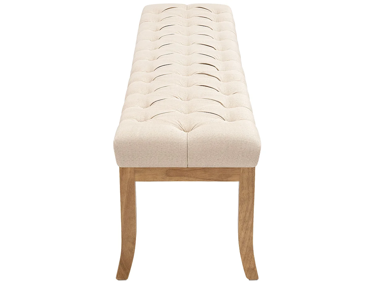 Banquette - Tissu - Crème - Ramses
