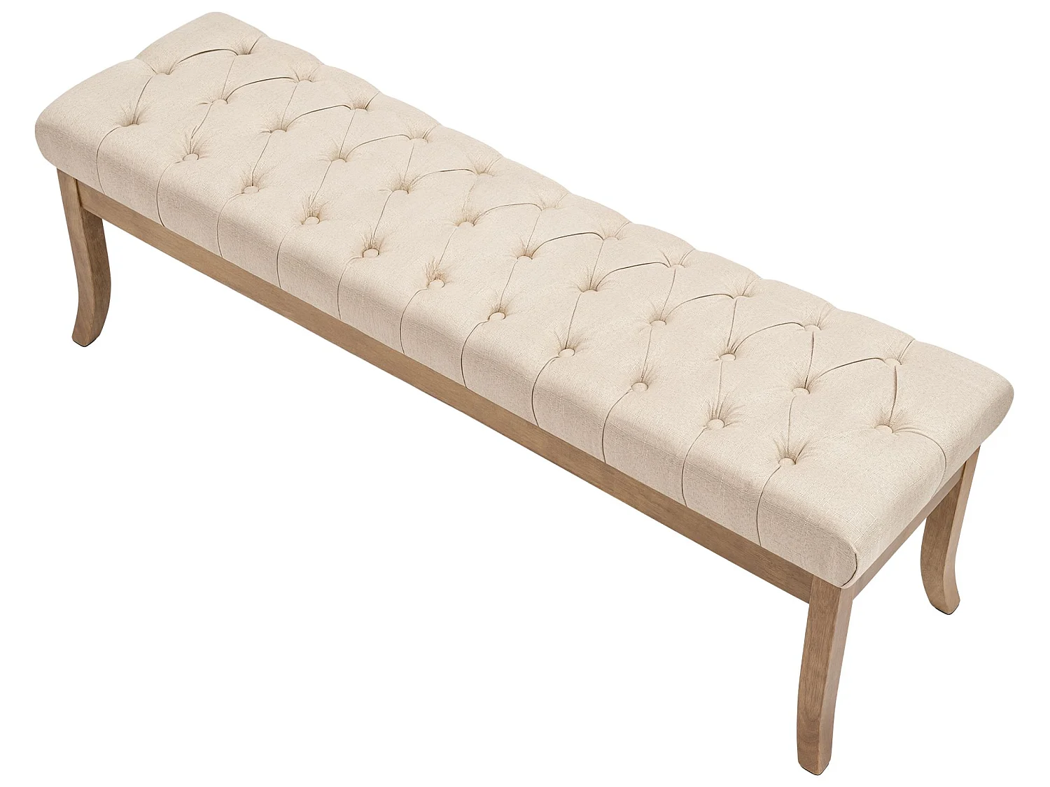 Banquette - Tissu - Crème - Ramses