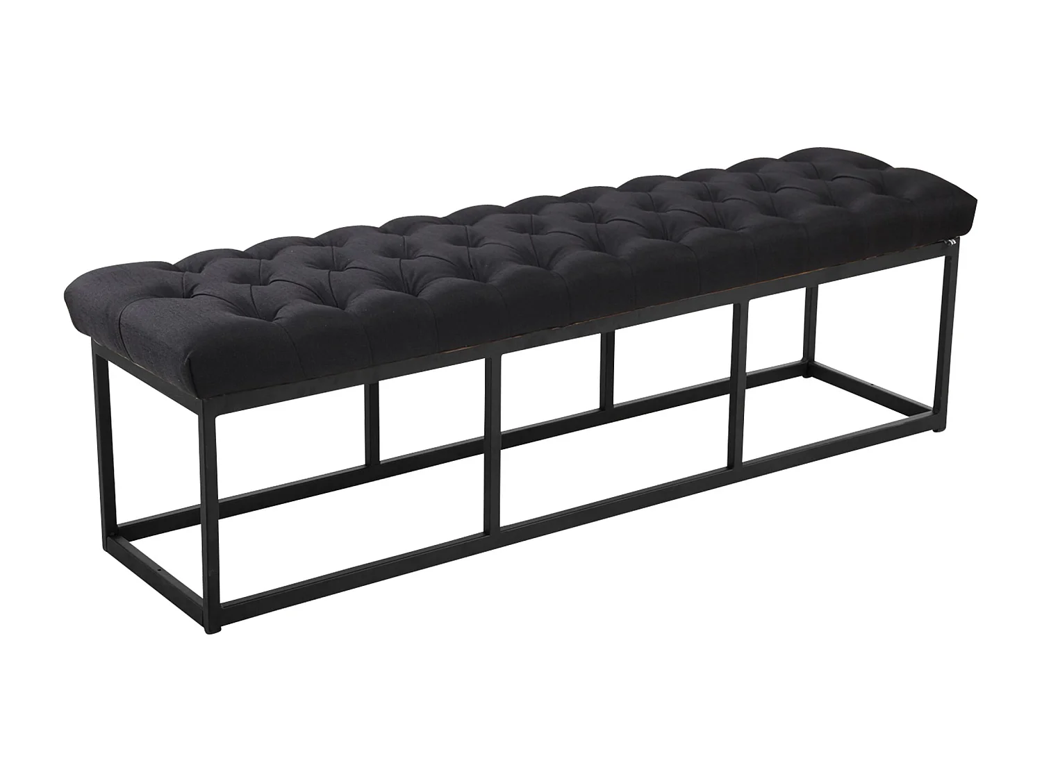 Banquette - Tissu - Noir - Amun