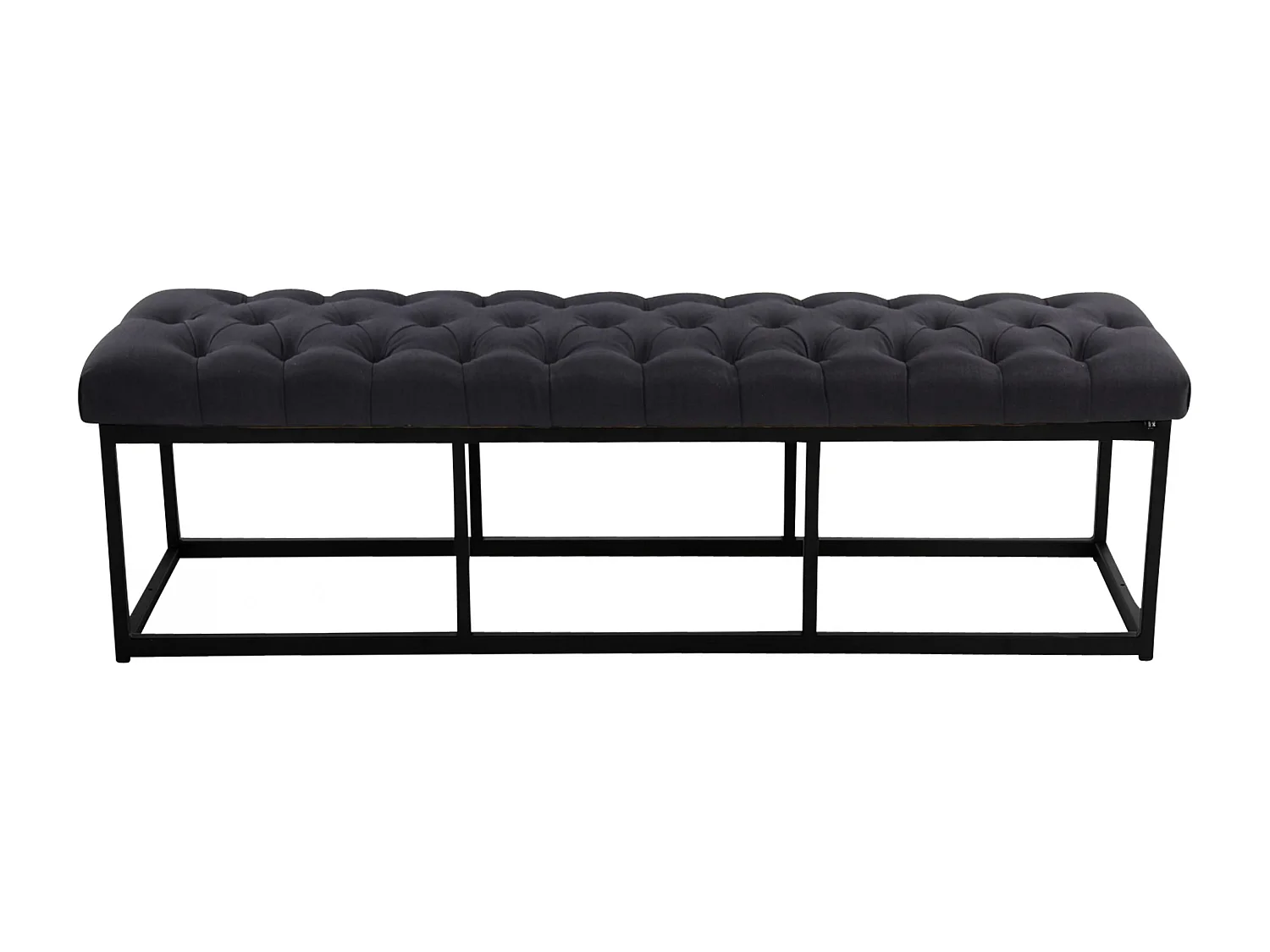 Banquette - Tissu - Noir - Amun