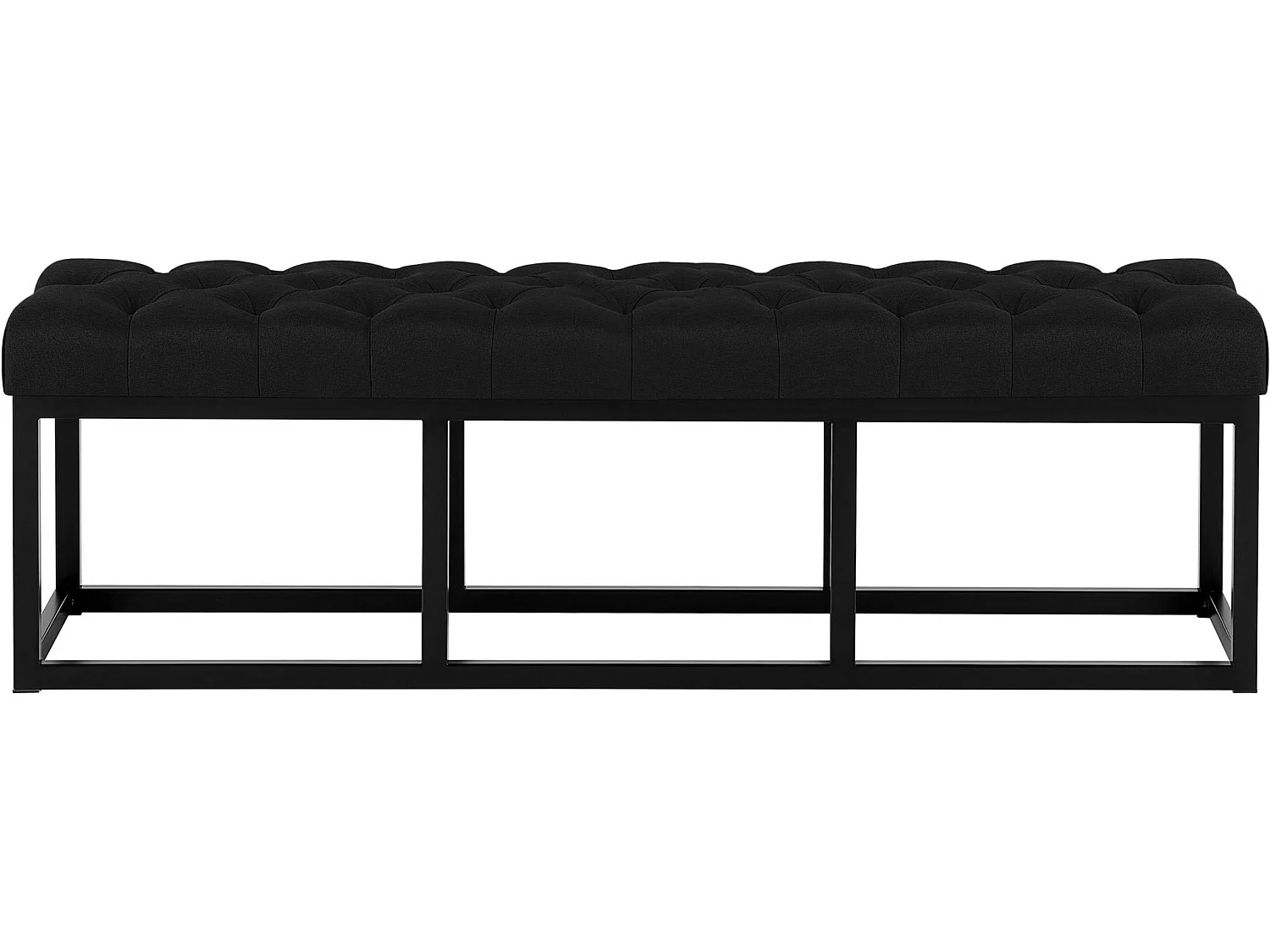 Banquette - Tissu - Noir - Amun