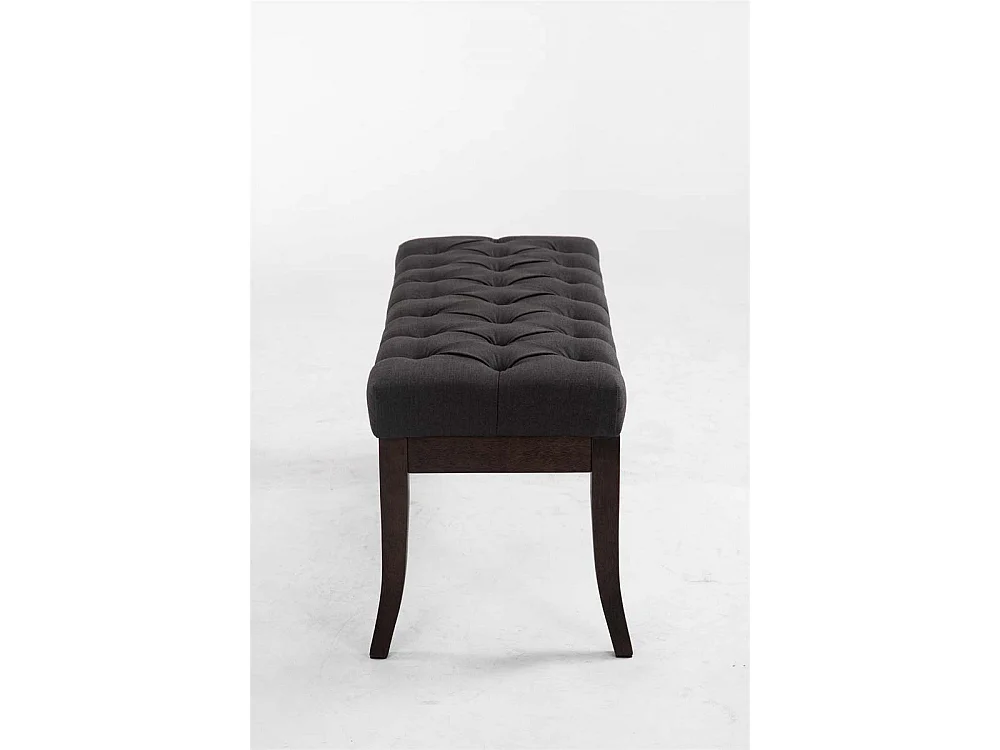 Banquette - Tissu & Bois - Gris foncé - Ramses