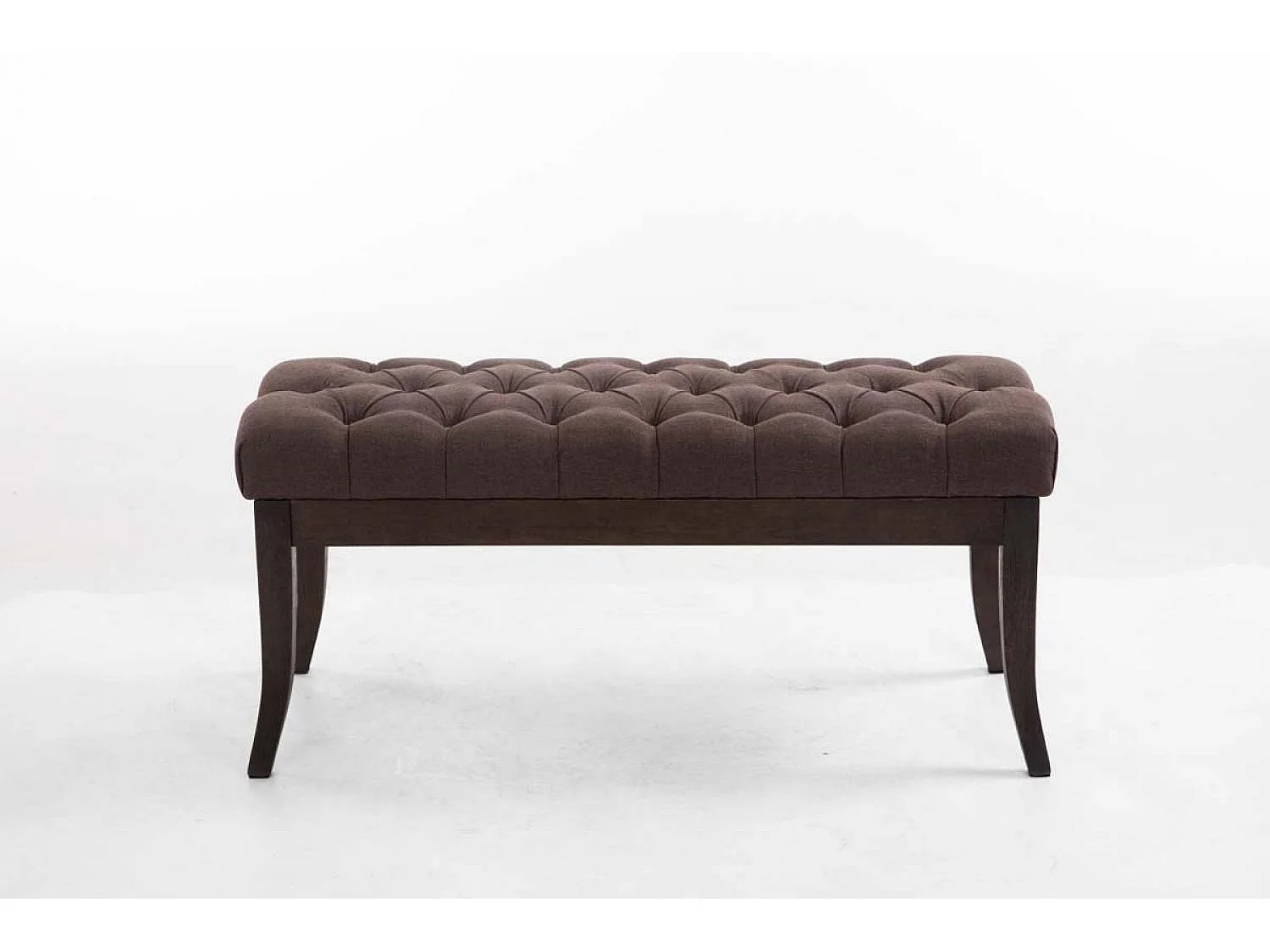 Banquette - Tissu & Bois - Marron - Ramses