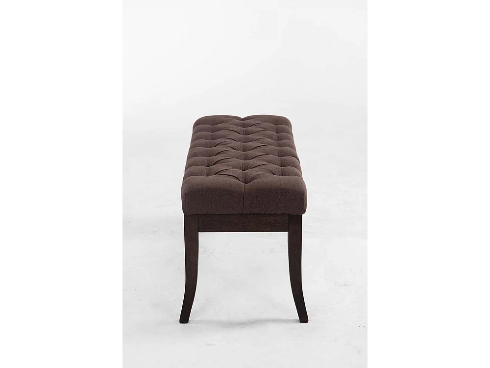 Banquette - Tissu & Bois - Marron - Ramses