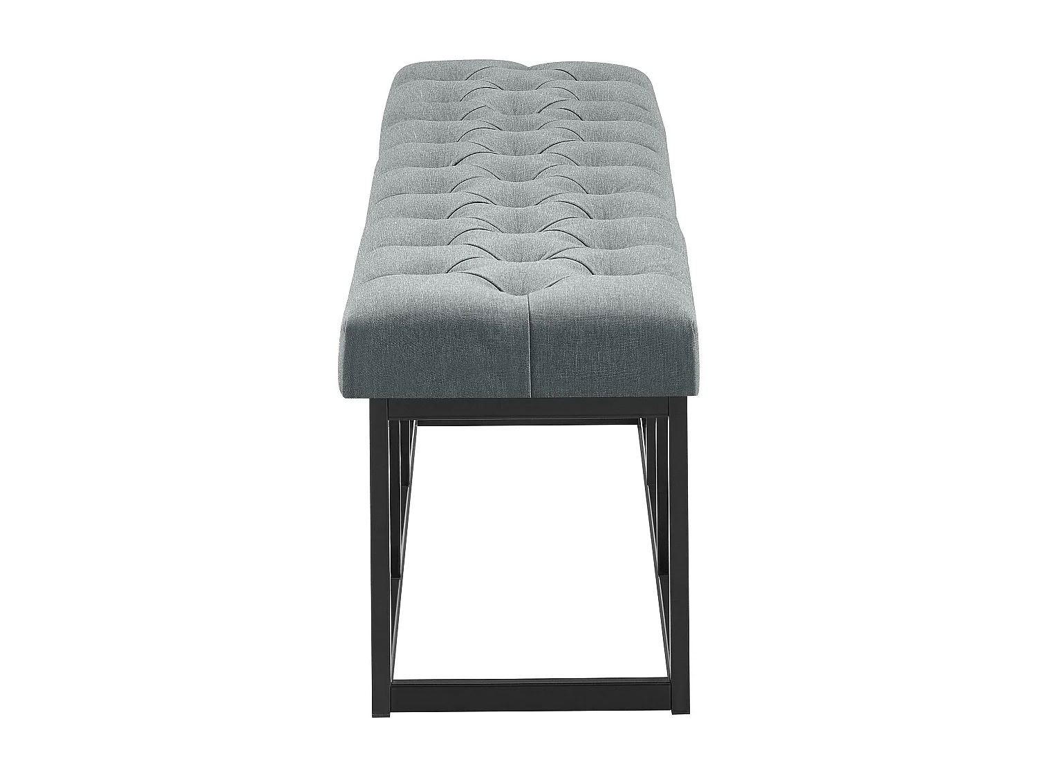 Sitzbank - Stoff - dunkelgrau - Amun