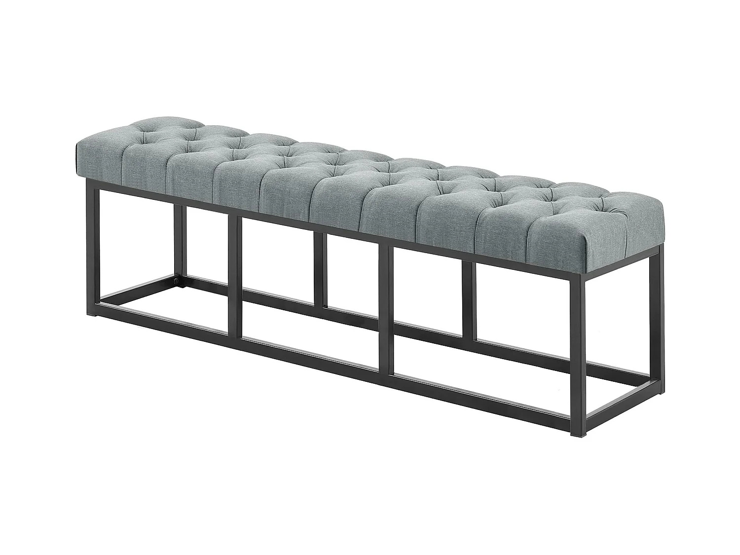 Banquette - Tissu - Gris foncé - Amun
