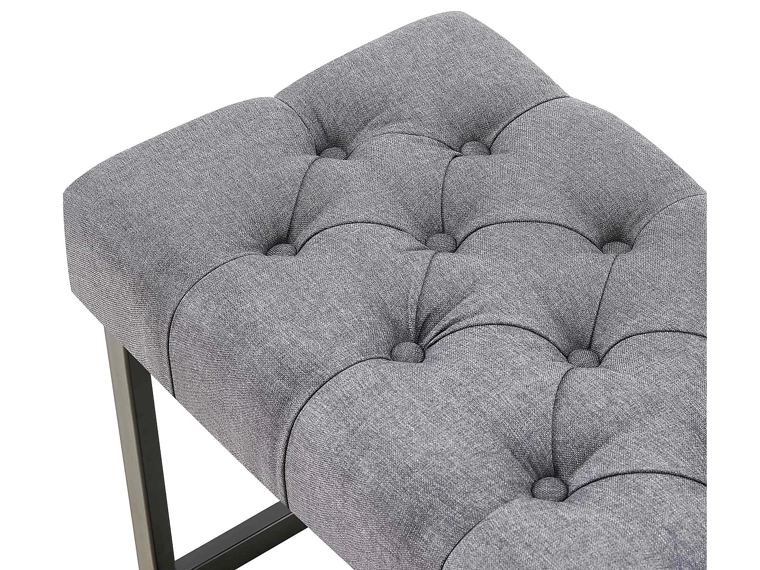 Banquette - Tissu - Gris foncé - Amun