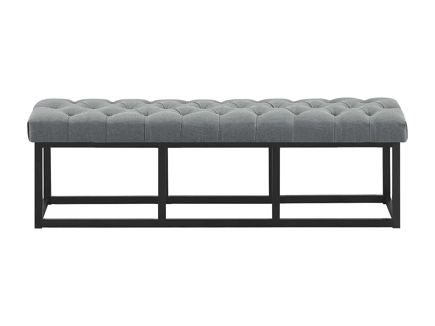 Banquette - Tissu - Gris foncé - Amun