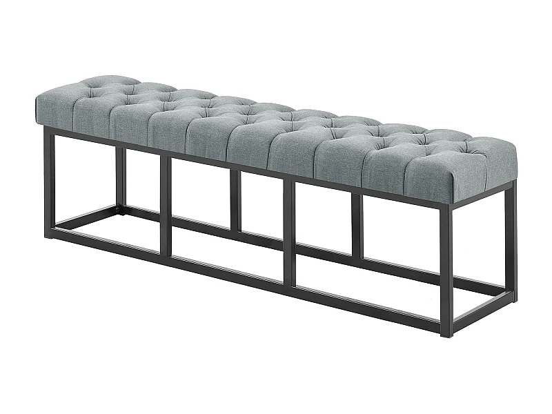 Banquette - Tissu - Gris foncé - Amun