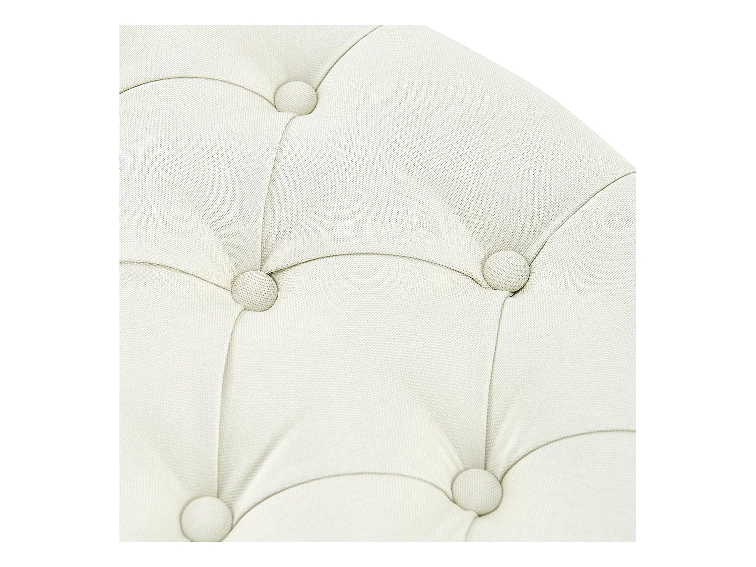 Banquette - Tissu - Crème - Amun