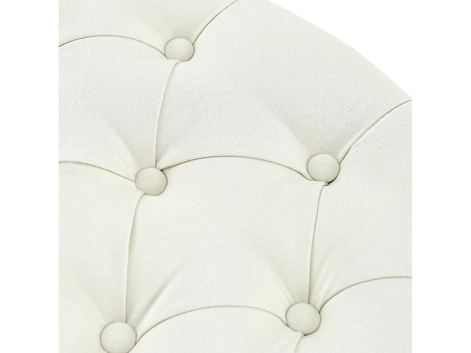 Banquette - Tissu - Crème - Amun