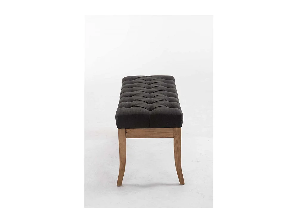 Banquette - Tissu & Bois - Gris foncé - Ramses